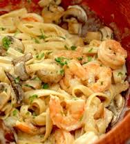 Shrimp and Mushroom Pasta