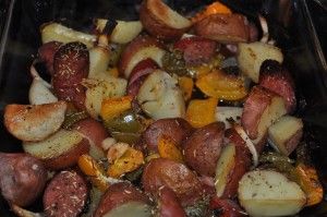 oven rosted peppers