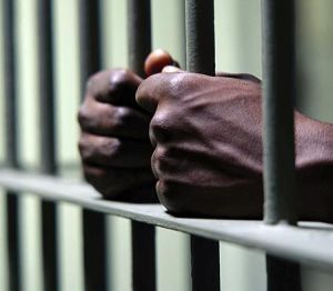 behind bars