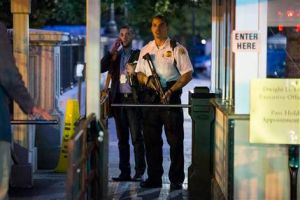 APTOPIX White House Fence Jumper