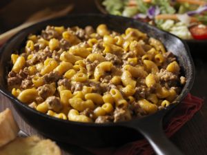 Cheesy Hamburger and Macaroni Dinner