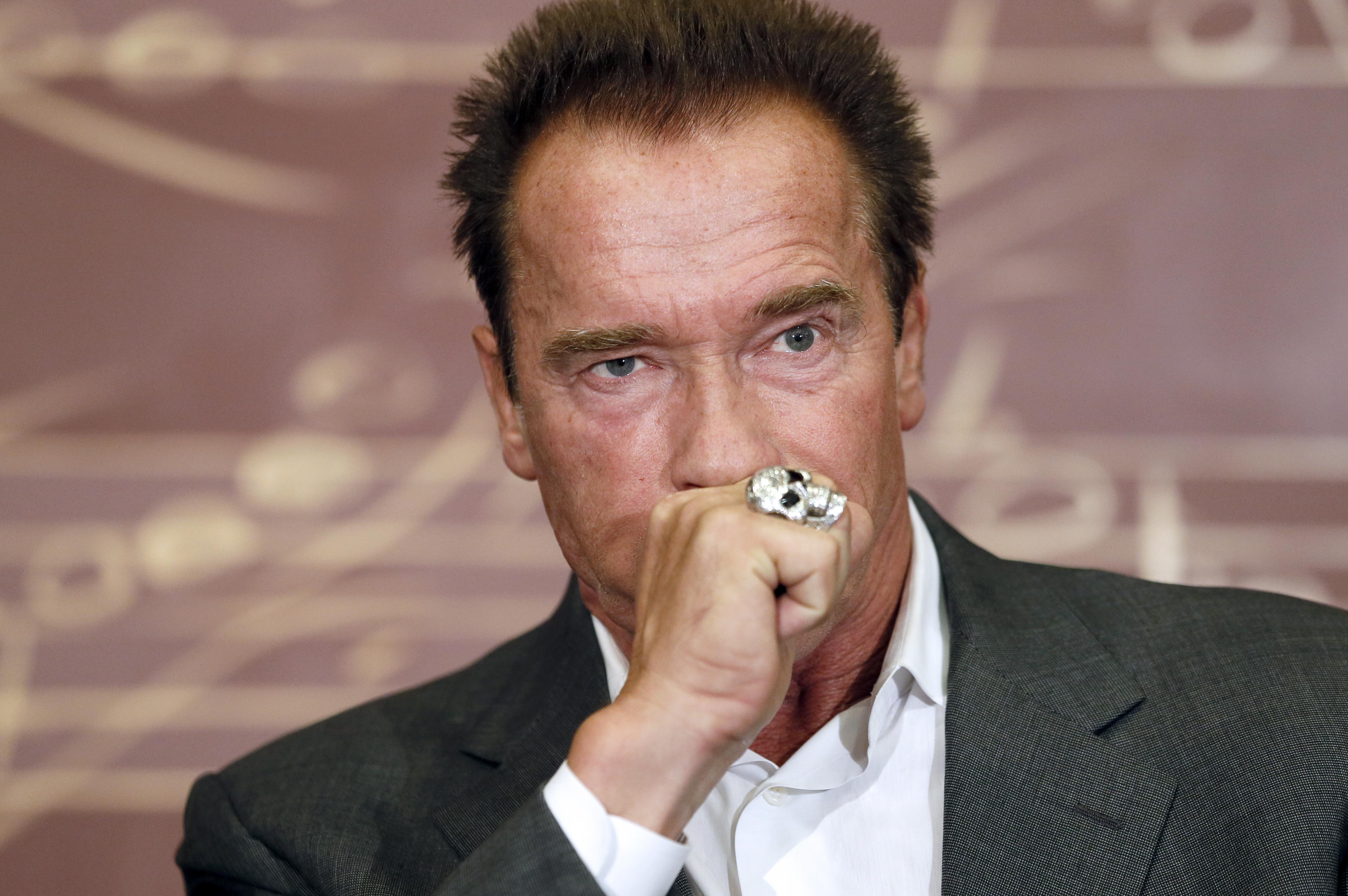 FRANCE-USA-PEOPLE-SCHWARZENEGGER