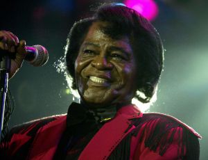 US soul legend James Brown performs on s