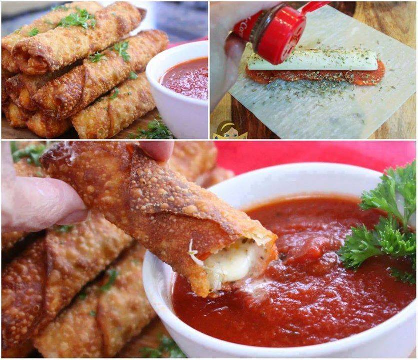 Happy Hour Pizza Rolls