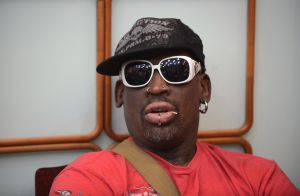 Allen Iverson And Dennis Rodman Visit Taiyuan