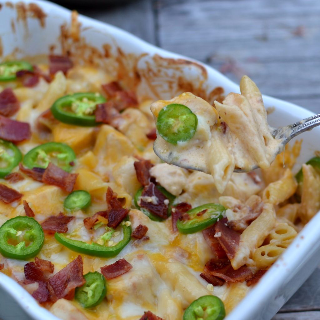 Jalapeno Popper Chicken Casserole
