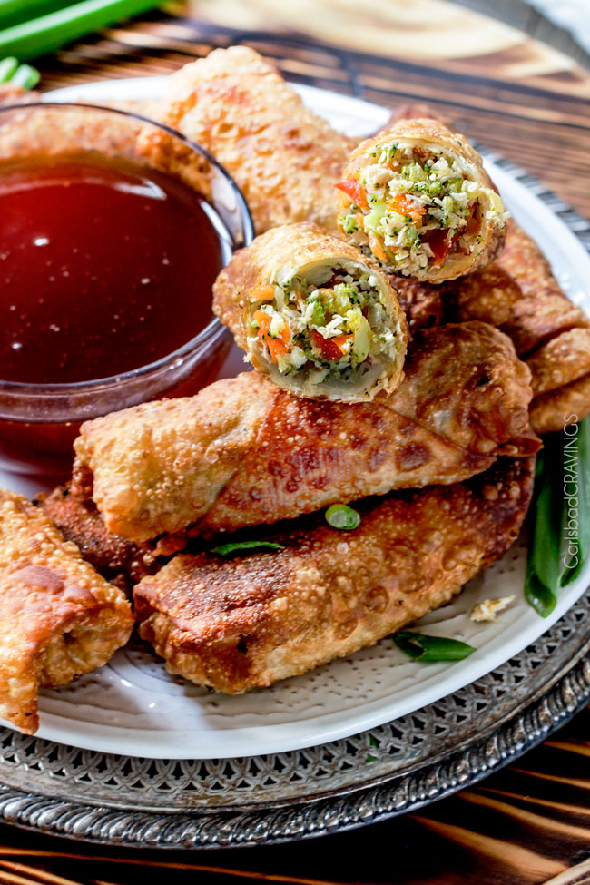 Sweet and Sour Chicken Egg Rolls