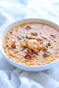 Shrimp and Bacon Corn Chowder
