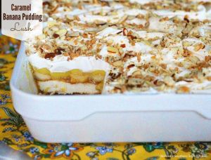 Caramel Banana Pudding