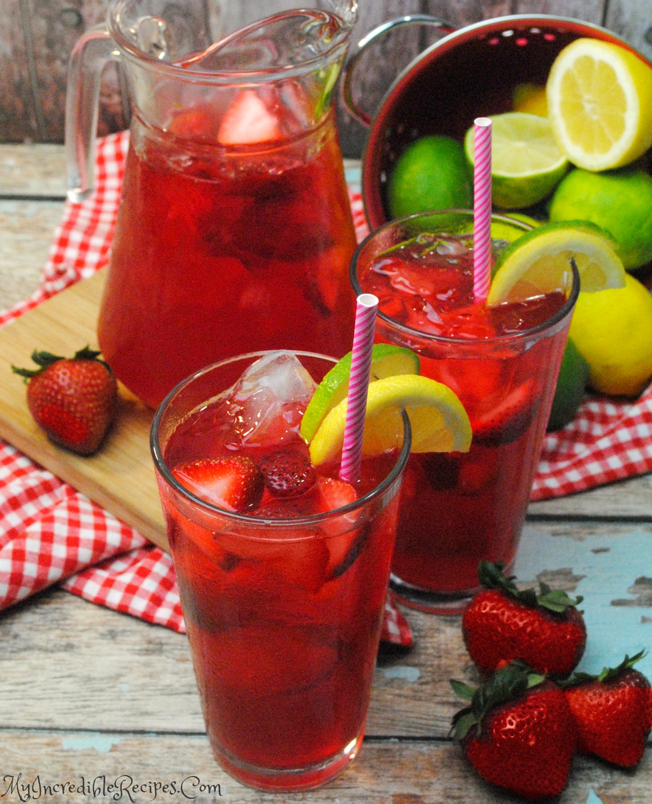 Southern Strawberry Sweet Tea