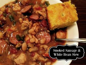 Smoked Sausage & White Bean Stew