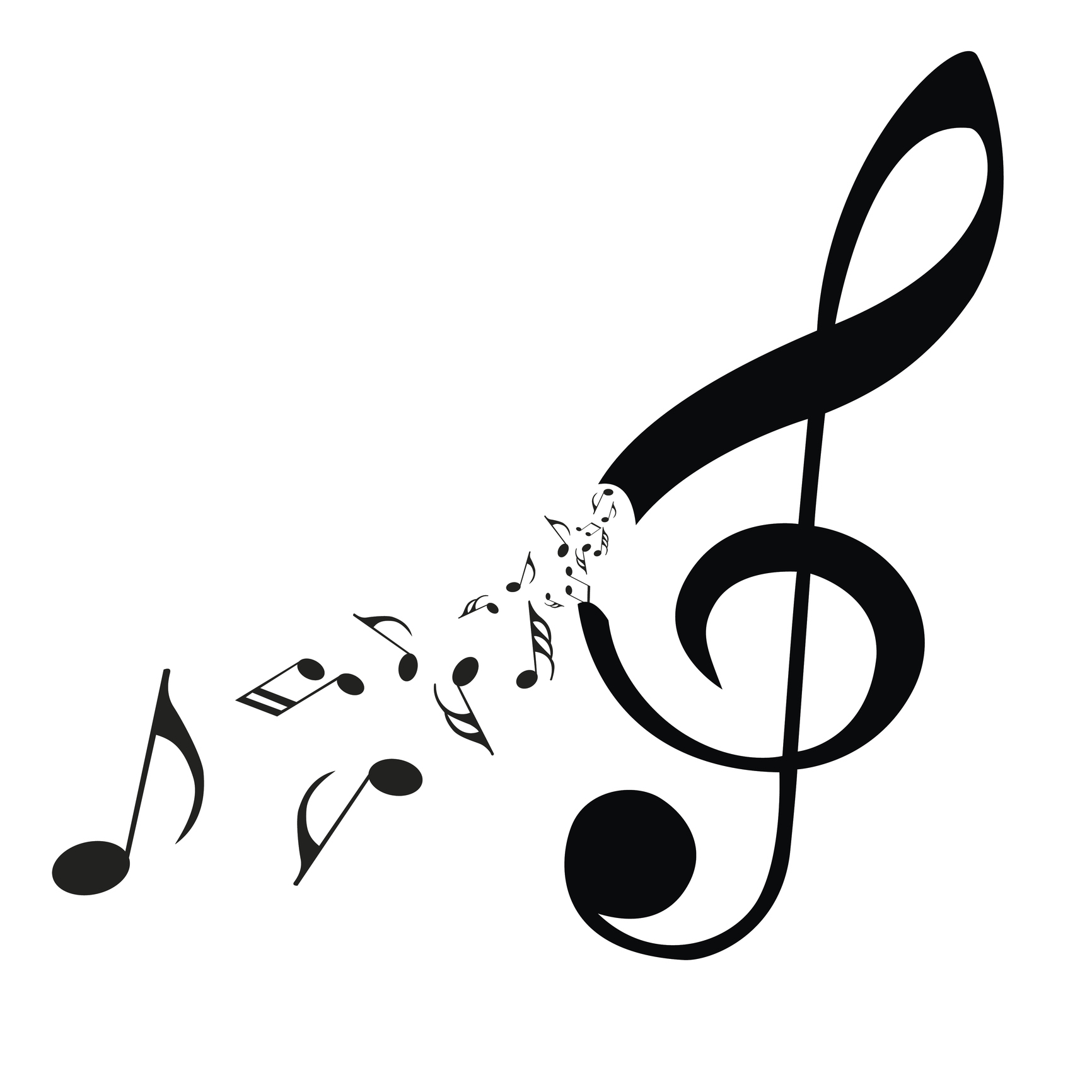 Musical abstract background