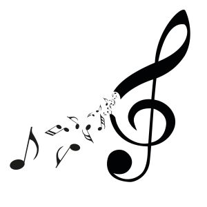 Musical abstract background