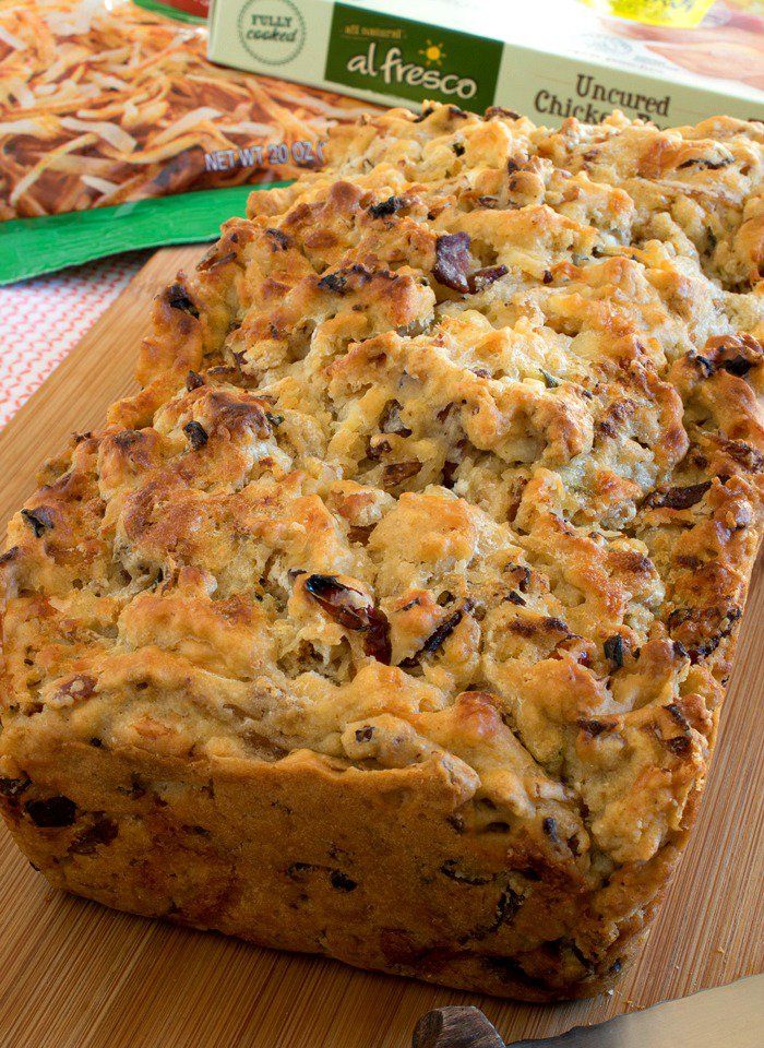 Bacon and Hash Browns Breakfast Bread
