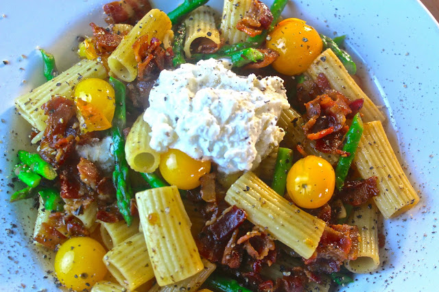 Summer Pasta with Bacon