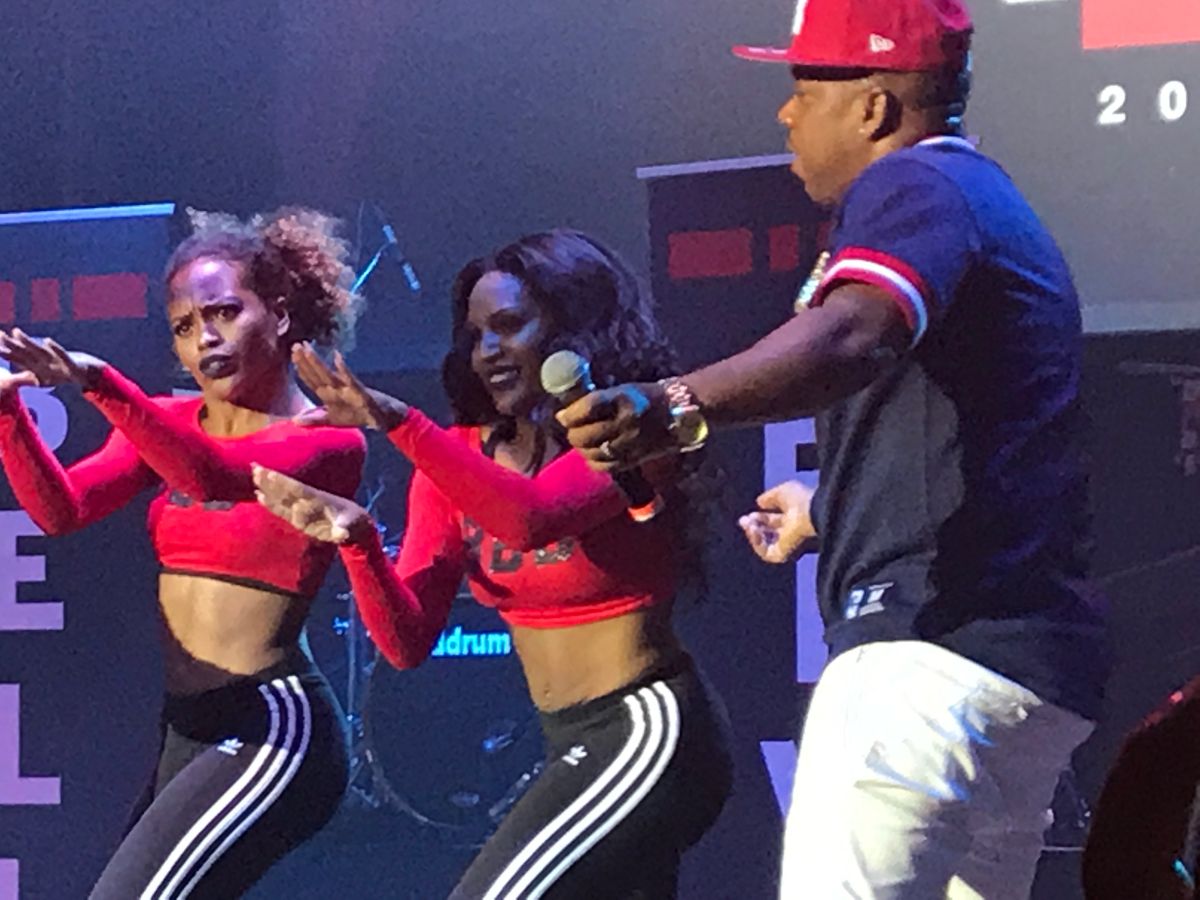 Bell Biv DeVoe performing at Majic's Summer Block Party