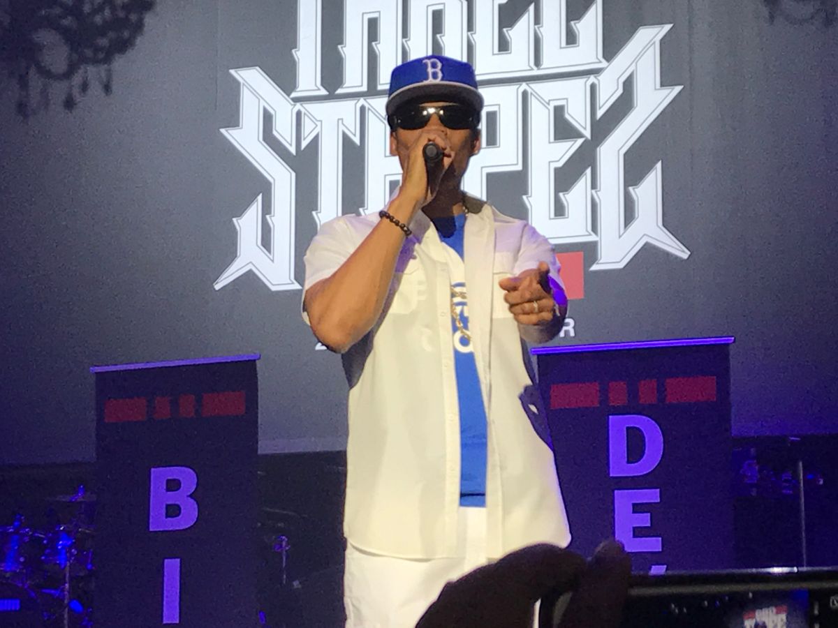 Bell Biv DeVoe performing at Majic's Summer Block Party