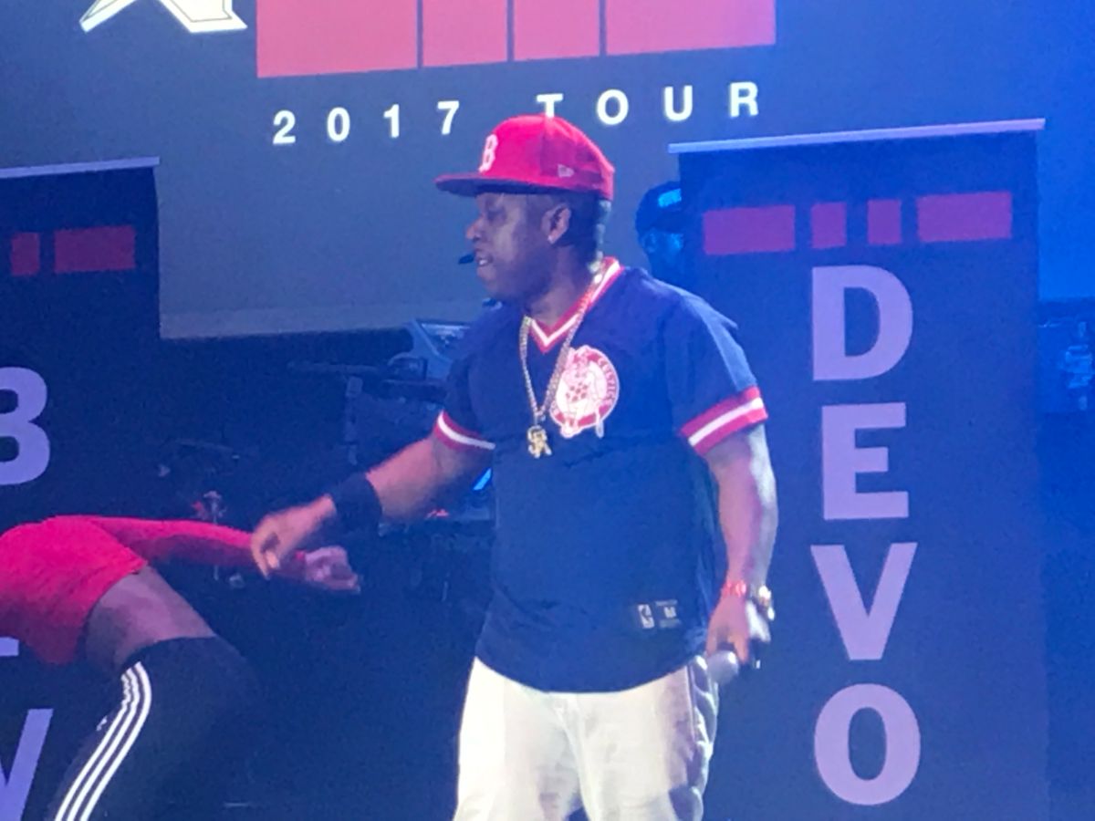 Bell Biv DeVoe performing at Majic's Summer Block Party