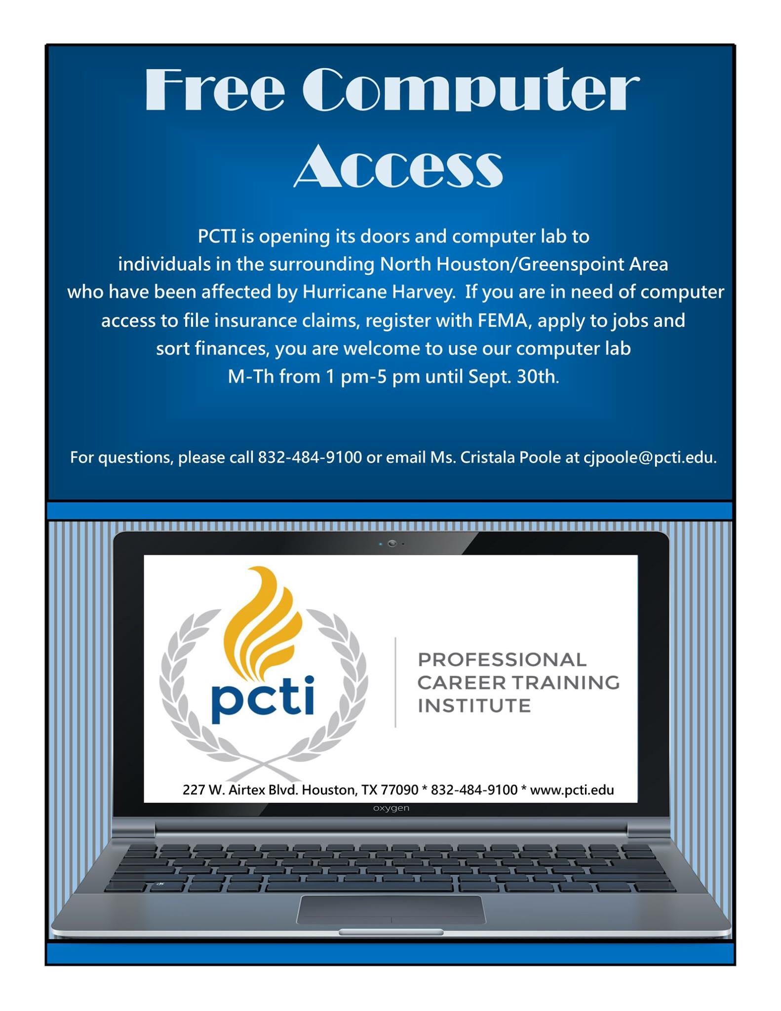 2017 PCTI Harvey Relief