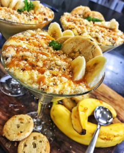 Pecan Shortbread Banana Puddin-Tini