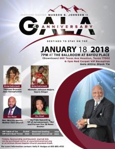 2018 Manson B. Johnson Anniversary Gala