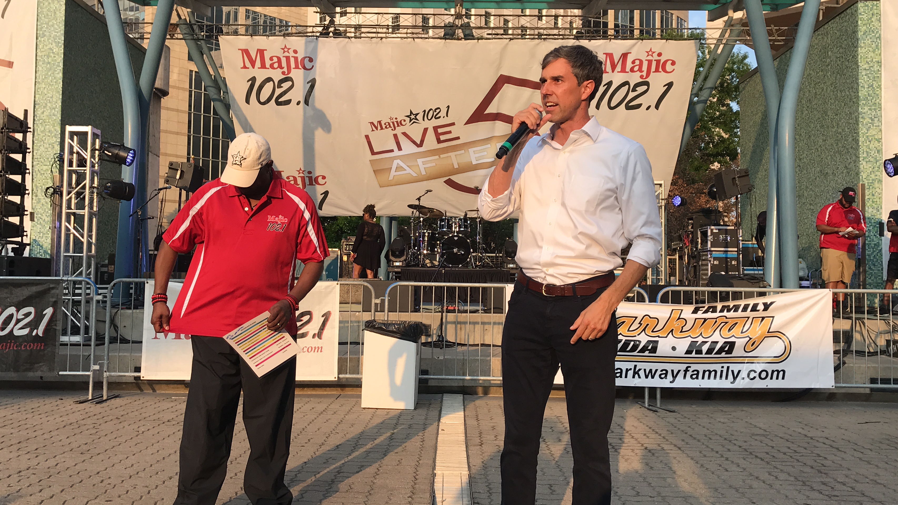 Beto O'Rourke and Uncle Funky Larry Jones