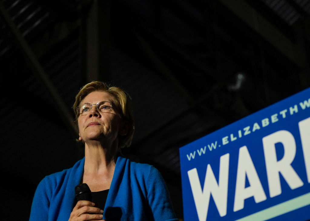 Elizabeth Warren Campaigns in Detriot, US