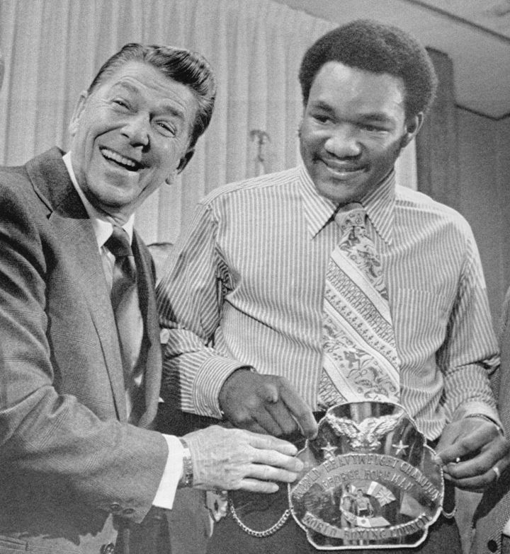 Foreman and Reagan